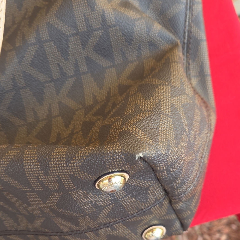 MK Brown Monogram Tote Bag - Picture 4 of 16